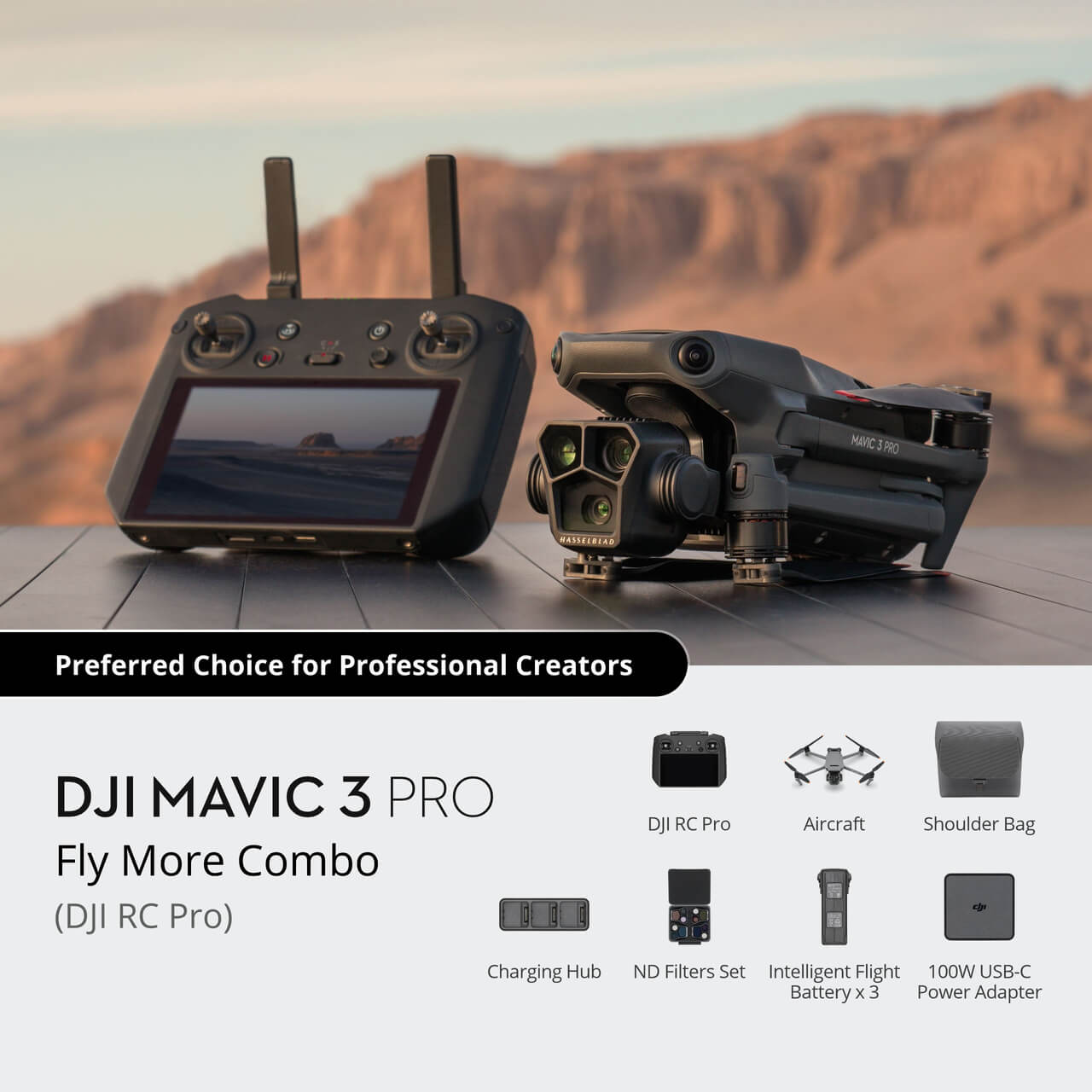 DJI Mavic 3 Pro Fly More Combo (RC Pro)